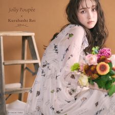 ジョリープッペ(Jolly Poupee)の【くらはしれいコラボ】クロネコPTピンタックフリルワンピース