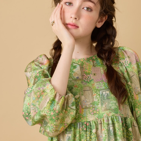 ジョリープッペ（Jolly Poupee）/【22fabric】シークレットガーデン/ ブラウス 22fabric】シークレットガーデン/ ブラウス | ジョリープッペ(Jolly