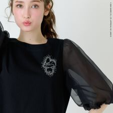 【My Melody】マイメロディ　ラインストーンTシャツ
