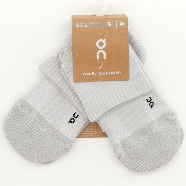 [�}���C]On/�I��/Core Run Sock Mid 2P/�R�A �����\�b�N�X �~�b�h 2�p�b�N/�I���iOn�j Glacier