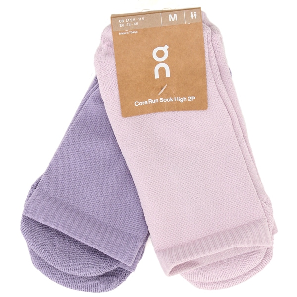 [�}���C]On/�I��/Core Run Sock High 2P/�R�A �����\�b�N�X �n�C/�I���iOn�j Foxglove/Mallow