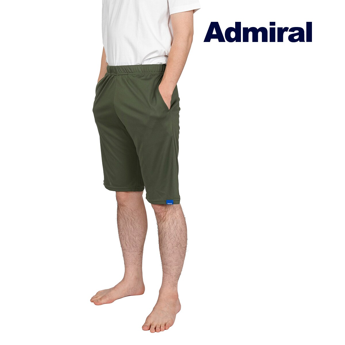 Admiral アドミラル ハーフパンツM白　ネイビー ポケット有 sw3264c2.jpg