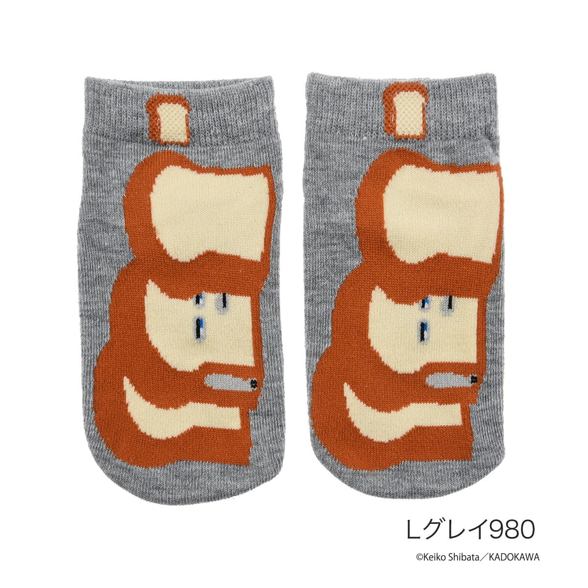 パンどろぼう】 靴下 無地 刺繍 クルー丈 (369-25A7) | アニメ