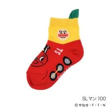 【アンパンマン】 靴下 ワンポイント アンパンマン号 SLマン もぐりん ショート丈
