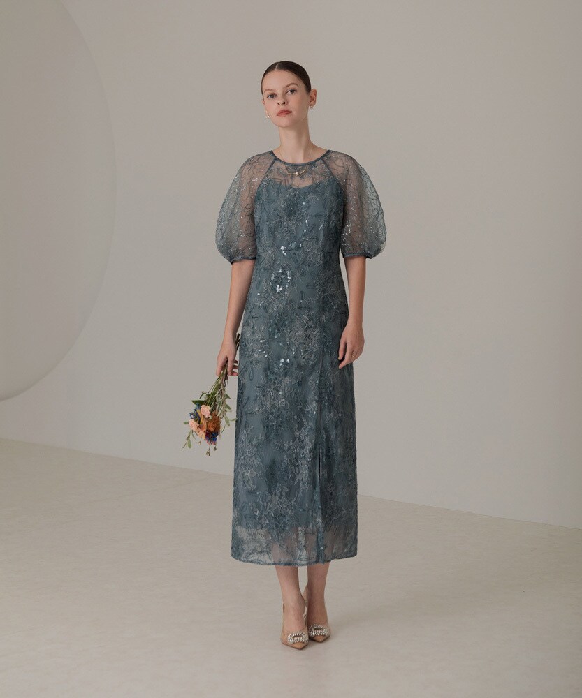 チュールロングスリーブリーフIラインドレス | レジャ(Leja チュールロングスリーブリーフIラインドレス | レジャ(Leja