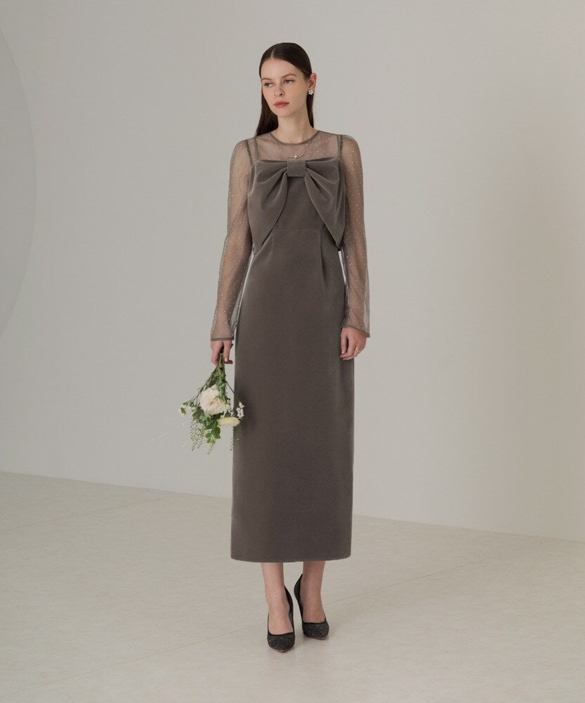 チュールロングスリーブリーフIラインドレス | レジャ(Leja チュールロングスリーブリーフIラインドレス | レジャ(Leja