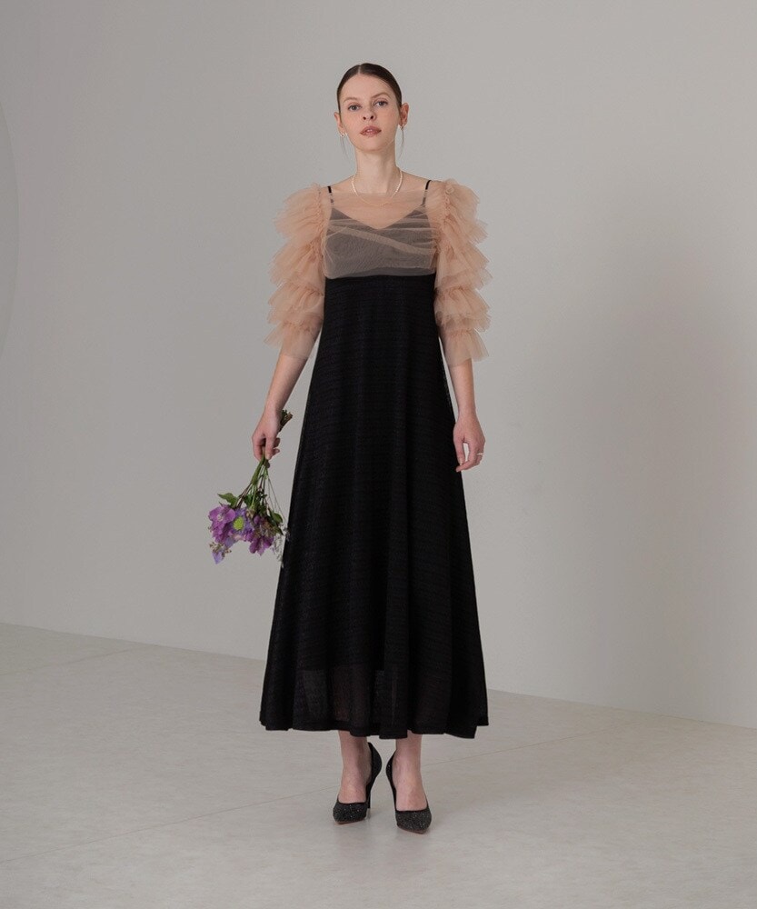 チュールロングスリーブリーフIラインドレス | レジャ(Leja チュールロングスリーブリーフIラインドレス | レジャ(Leja