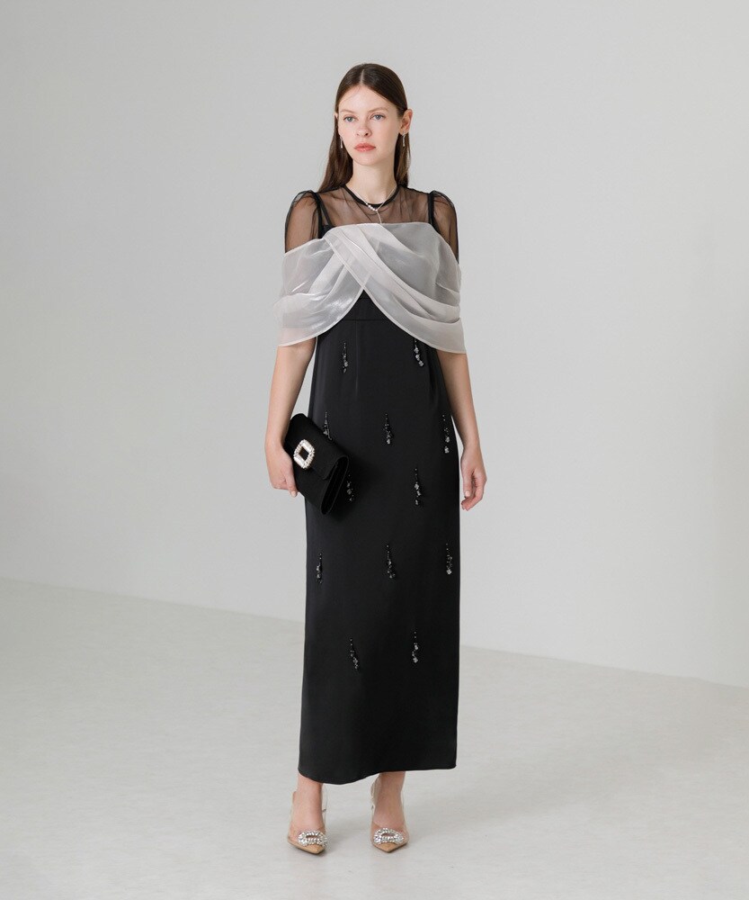 2WAYシアーレイヤードビスチェIラインドレス | レジャ(Leja) | マルイ