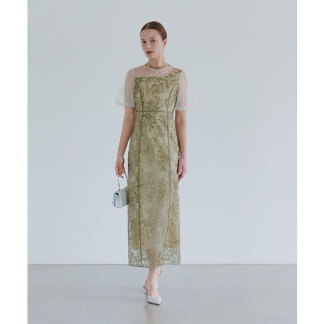 [^:LJES625203]@ׂȃfBe[fANVJŉ؂₩ȃhX̊̂ԕhJƁÂ`[X[uڂ䂭IChXBAVg[ȃfUC̃fReCAVvȂꂽۂɁBӂƍL`[̑炵_炩vXBŜɎ{ꂽXpR[hJP؂₩oBICVGbgɂc̃CAX^CAbvʂBMODELF173CM B/81 W/60 H/89 pTCYFS