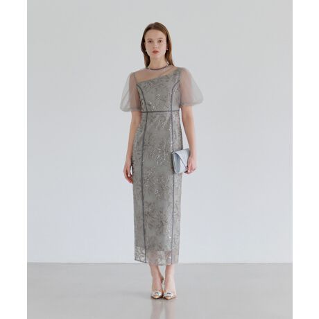 [^:LJES625203]@ׂȃfBe[fANVJŉ؂₩ȃhX̊̂ԕhJƁÂ`[X[uڂ䂭IChXBAVg[ȃfUC̃fReCAVvȂꂽۂɁBӂƍL`[̑炵_炩vXBŜɎ{ꂽXpR[hJP؂₩oBICVGbgɂc̃CAX^CAbvʂBMODELF173CM B/81 W/60 H/89 pTCYFS