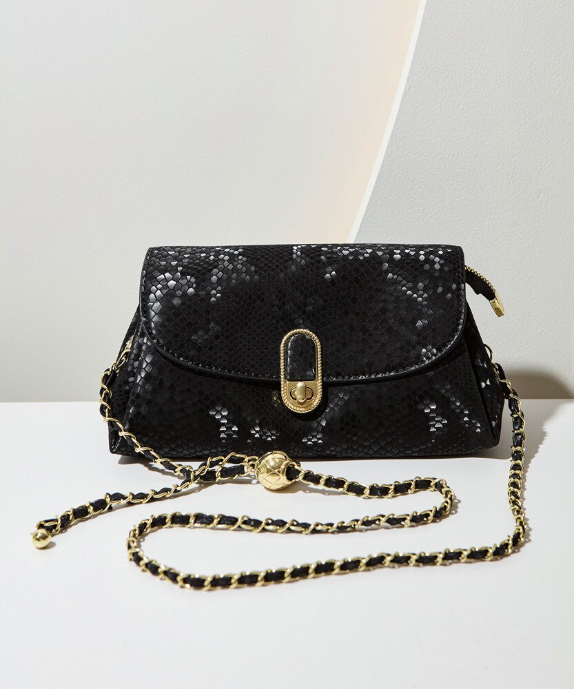 2WAYプリーツビジューゴールドチェーンバッグ | レジャ(Leja) | マルイ