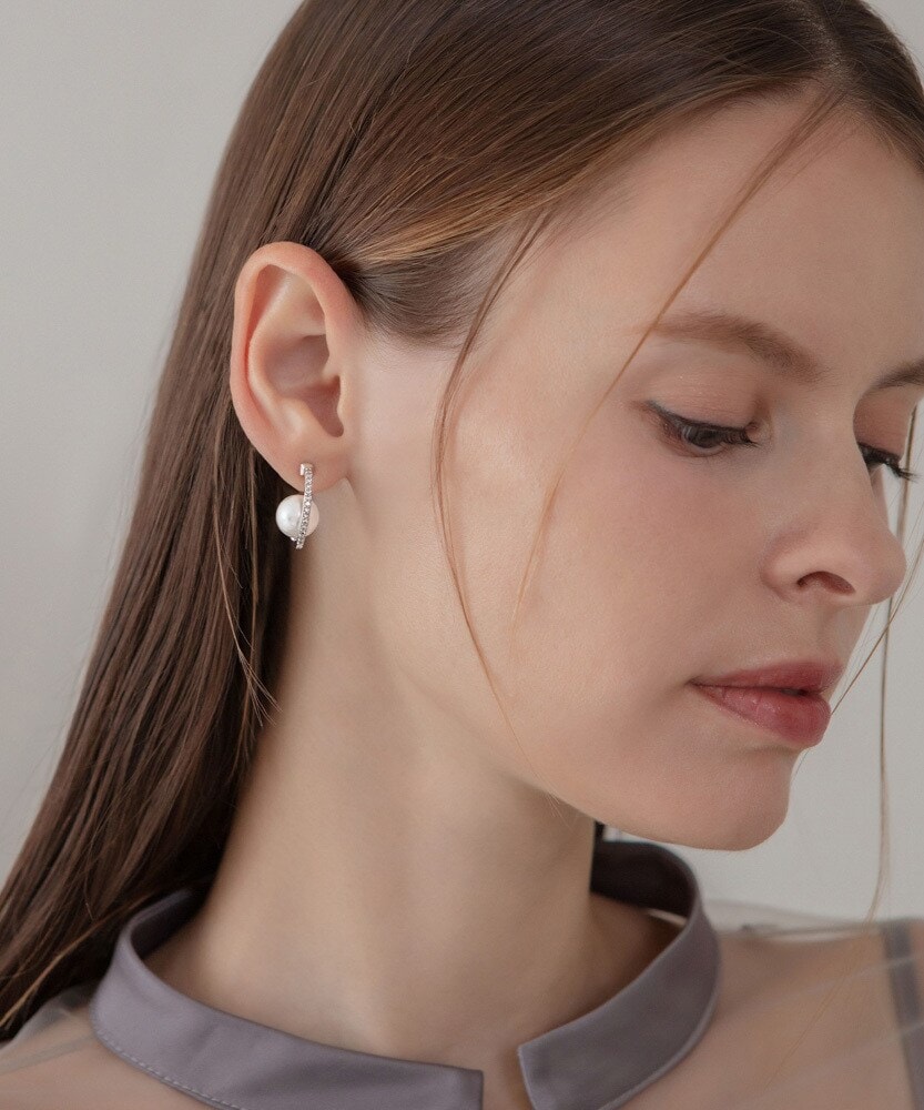 レジャ Leja 配色パイピングレーススパンコール刺繍パフスリーブフレアドレス Leja（レジャ）の「【LEJA】配色パイピングレーススパンコール