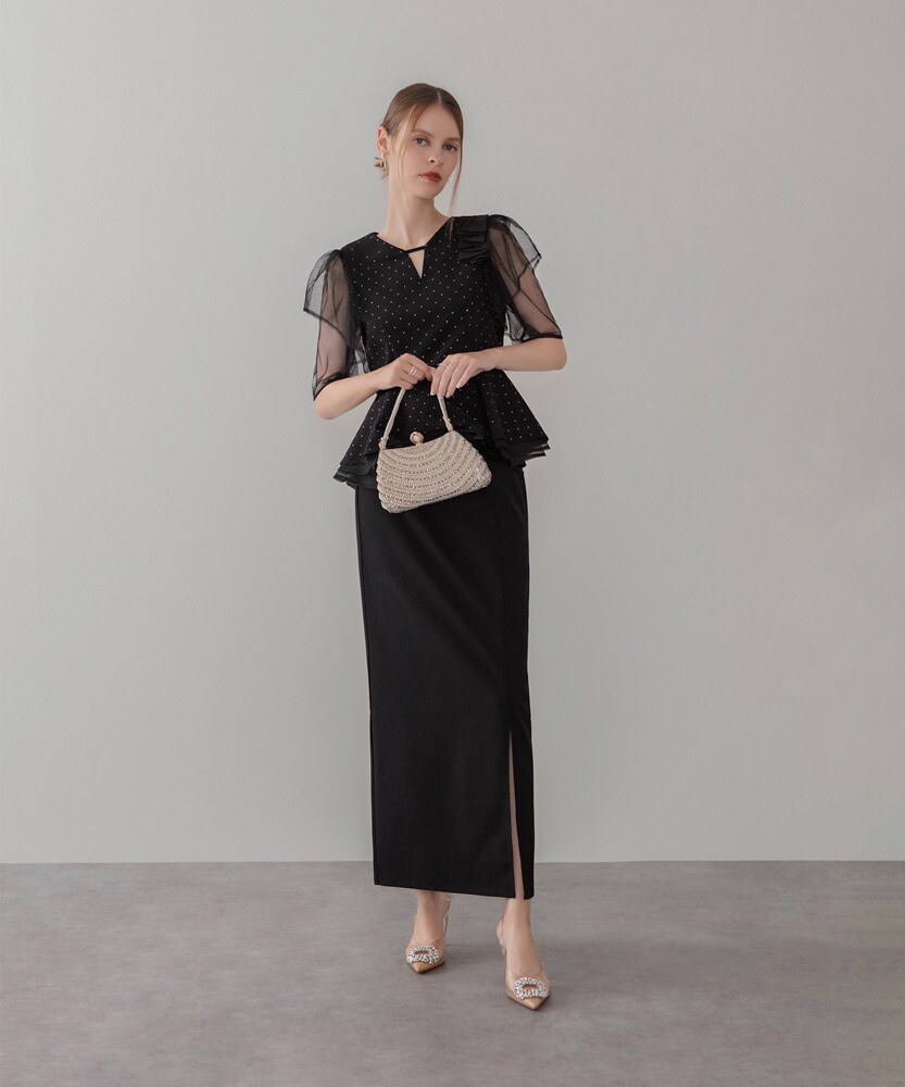 アシンメトリーシアーフラワードレス | レジャ(Leja) | マルイ