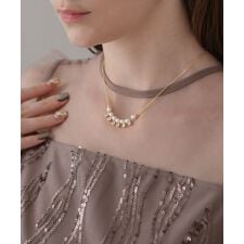 レジャ(Leja)のパールティアドロップネックレス