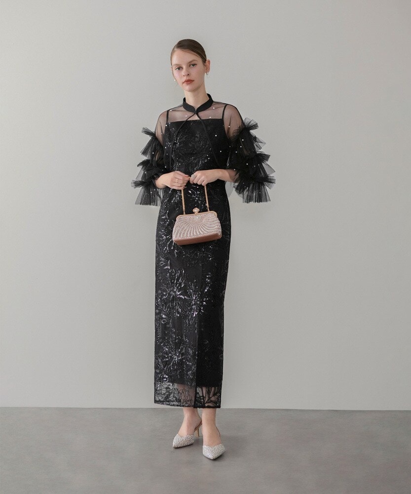 アシンメトリーシアーフラワードレス | レジャ(Leja) | マルイウェブ