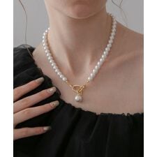 パールサークルネックレス