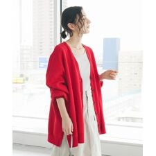 VネックBIGシルエットカーディガン