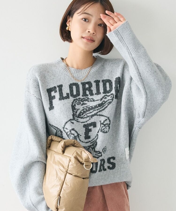 ニット セーター DISCUS×FLORIDA ダブルジャガードニット レディース DISCUS×FLORIDA ダブルジャガードニット（ニット/セーター