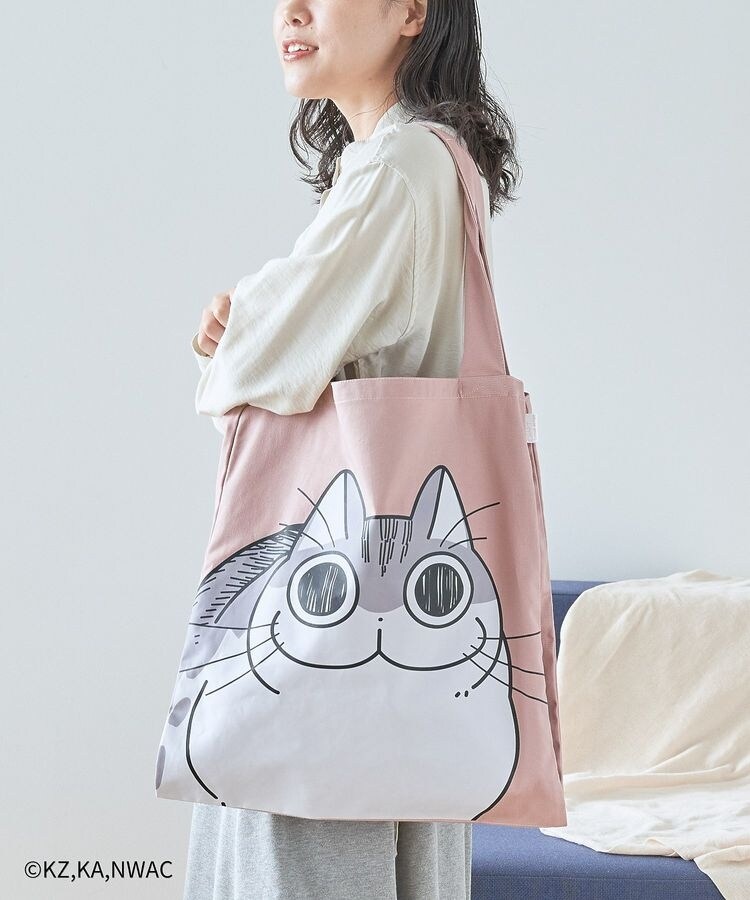 夜は猫といっしょ／トライアングルトートバック | クラフト