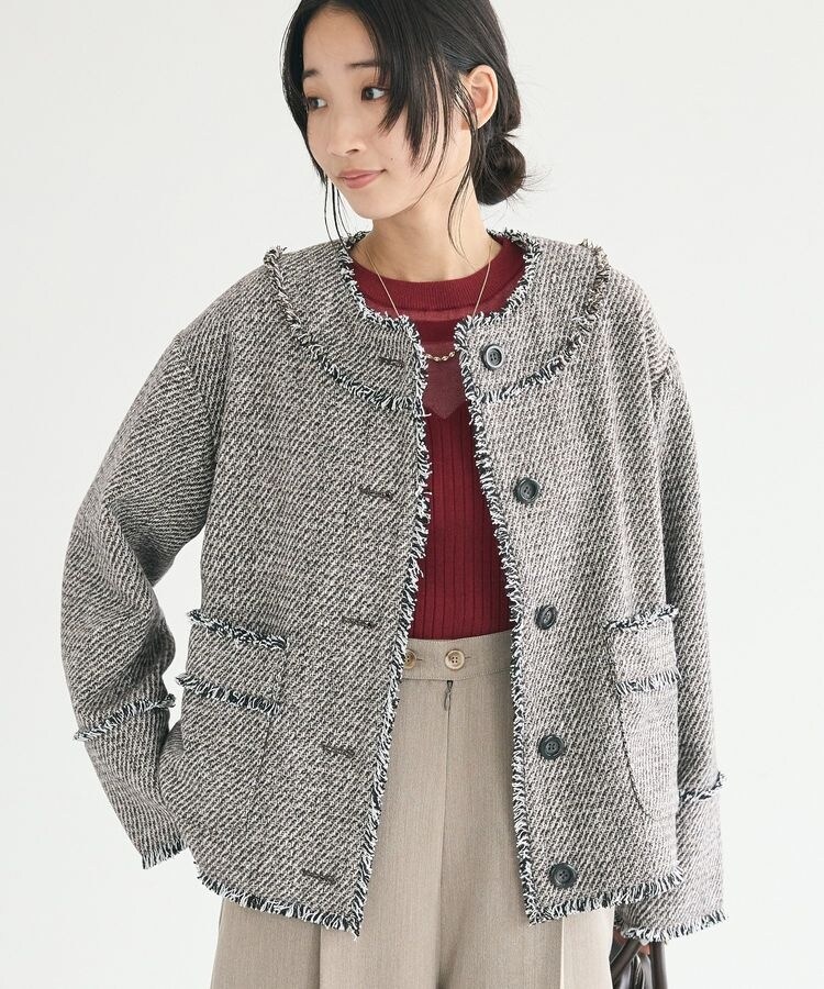 ツイードフリンジジャケット | クラフトスタンダードブティック(CRAFT