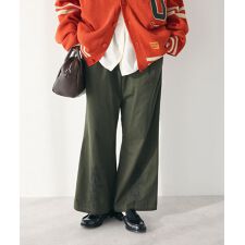 刺繍入ツイルパンツ