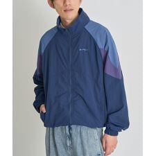 ナイロン切り替えブルゾン