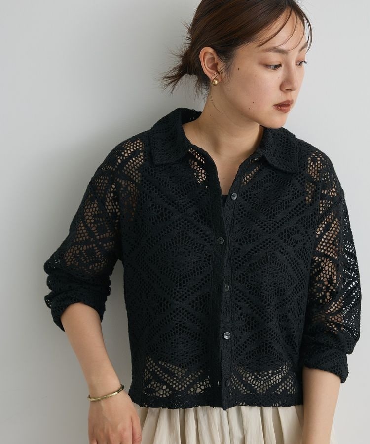 CRAFT STANDARD BOUTIQUE - CRAFT STANDARD BOUTIQUE クルーネック裏起毛カーディガン CRAFT STANDARD BOUTIQUE - CRAFT STANDARD BOUTIQUE クルー