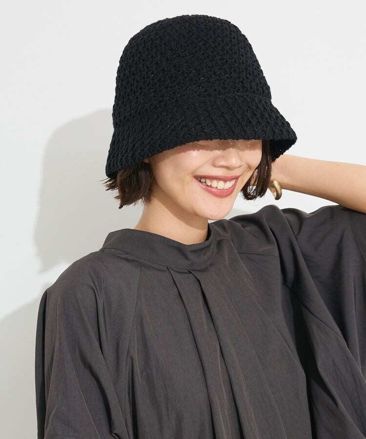 Y.A.R.N ヤーン クロシェハット バケットハット クロシェハット】かぎ針編み グラニーバケットハット バイカラー