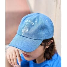 ネコ刺繍スーベニアキャップ