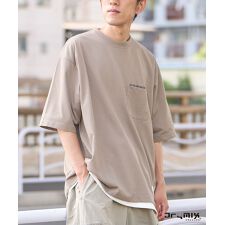 接触冷感／吸水速乾／UVカット DRY-MIX ポケット付きTシャツ