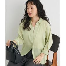 オーガンジーブラウス