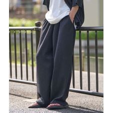 接触冷感／イージーケア ボンディング楊柳イージーパンツ