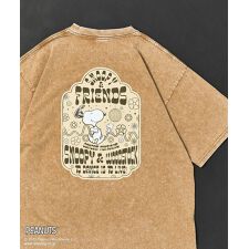 PEANUTS／ピーナッツ スヌーピー&ウッドストックTEE