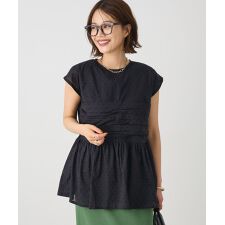 インド綿ドット刺繍ブラウス