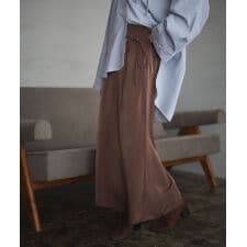 ダルサテンIラインスカート