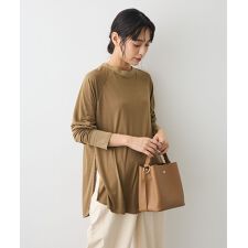 リブ切替ラグランチュニック