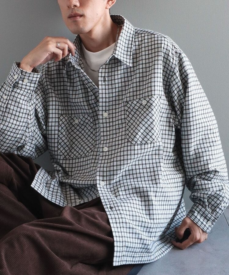 ボ*ブ様 【Lemontea購入】短丈 ボックスシルエット チェックシャツ70s チェックボックスシャツ | クラフトスタンダードブティック(CRAFT