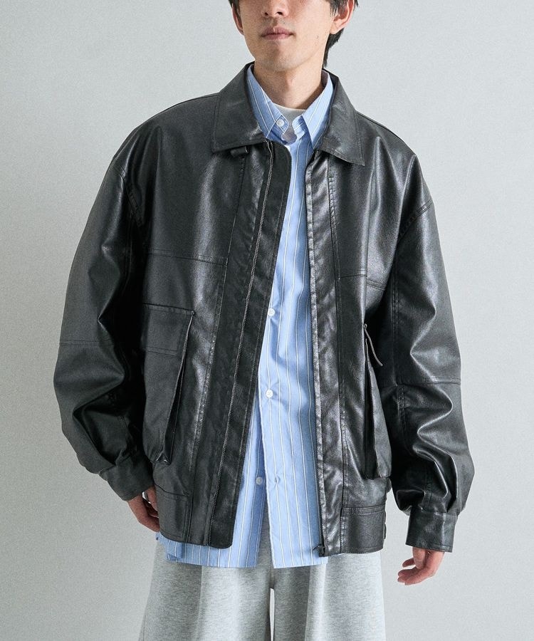 フェイクレザー A-2ジャケット | クラフトスタンダードブティック