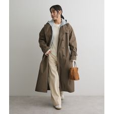 2WAYフード取り外しトレンチコート