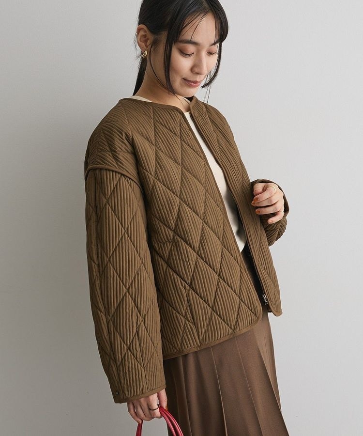 フェイクレザー衿ボアブルゾン | クラフトスタンダードブティック