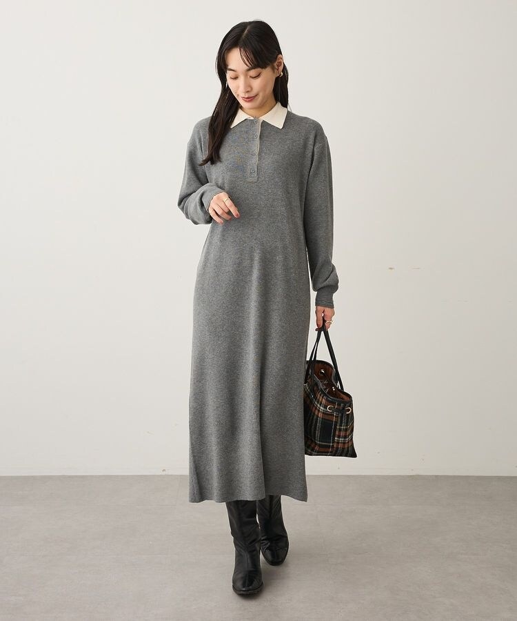 ポロ衿ニットワンピース | クラフトスタンダードブティック(CRAFT