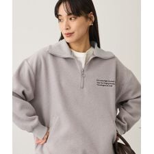 起毛ハーフジッププルオーバー