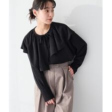 ＜セレモニー＞着脱可能／2WAYフリルカラーブラウス