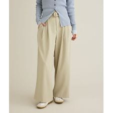 ハイウエストベルトワイドパンツ