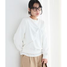 ミニ裏毛ツイストプルオーバー