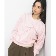 ミニ裏毛ツイストプルオーバー