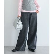 ストレートワイドデニムパンツ