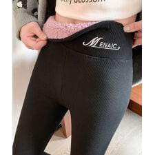 SEU(SEU)の超暖裏起毛レギンス 裏ボア タイツ 防寒 ルームウェア 韓国ファッション