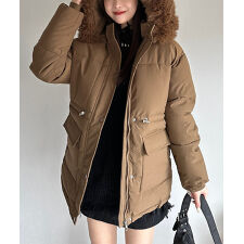 SEU(SEU)のファー付きショートコート エコファーコート 中綿コート