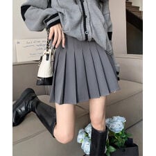 プリーツスカート ミニスカート